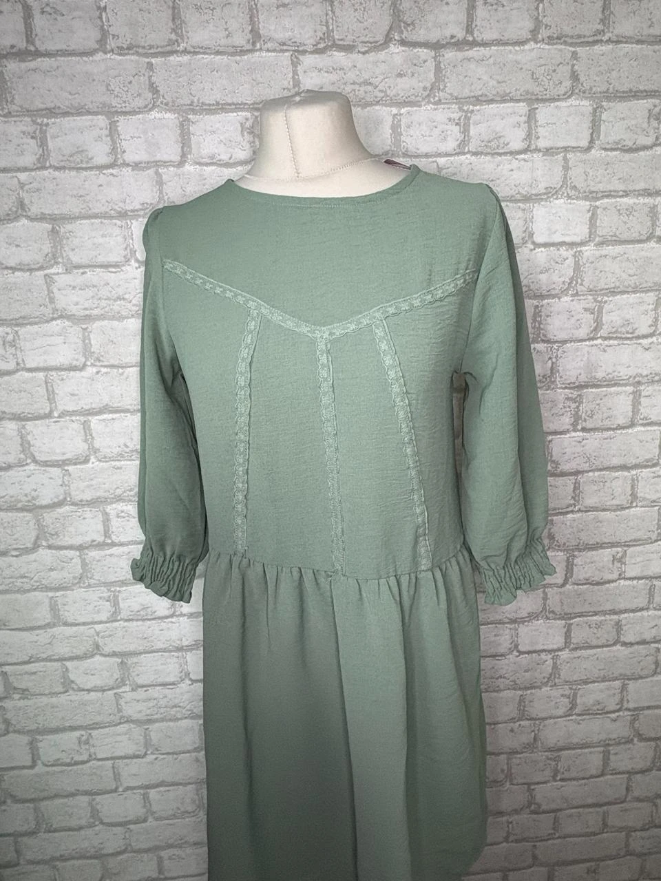 Robe verte Kiabi 34